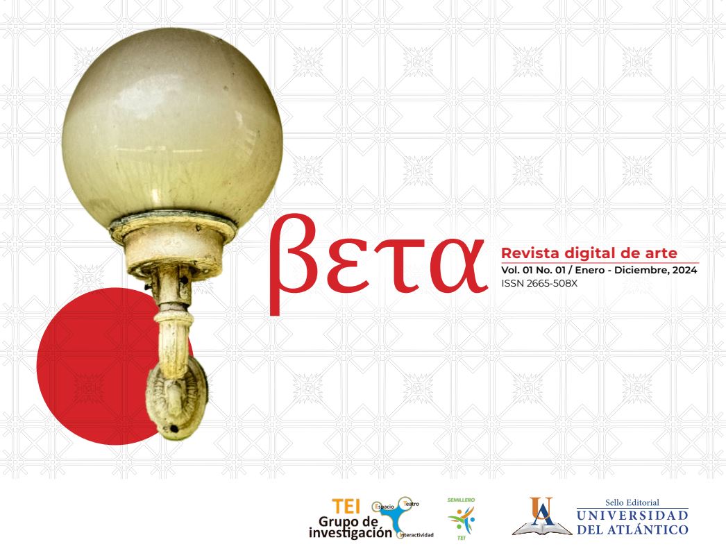 					Ver Vol. 1 Núm. 1 (2024):  βετα. Revista digital de arte
				