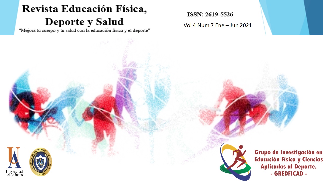 					Ver Vol. 4 Núm. 7 (2021): REVISTA EDUCACIÓN FISICA, DEPORTE Y SALUD
				